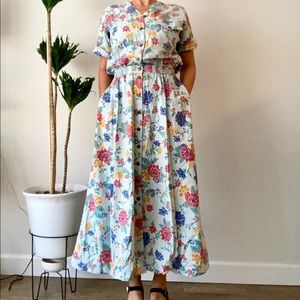 Vintage 90s Lizwear dress | 100% cotton
